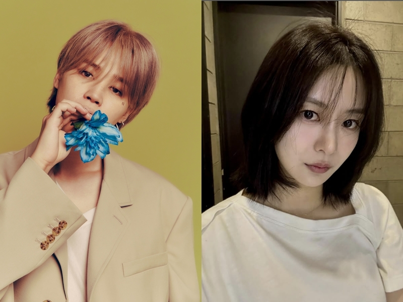 그룹 방탄소년단(BTS) 지민과 배우 송다은 [빅히트 뮤직 제공·송다은 인스타그램 캡처. 재판매 및 DB 금지]