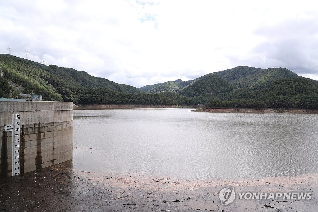 저수율 오른 오봉저수지 [연합뉴스 자료사진]