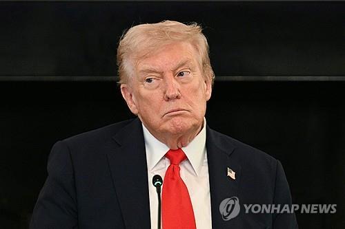 트럼프 대통령 [AFP 연합뉴스 자료사진. 재판매 및 DB 금지]