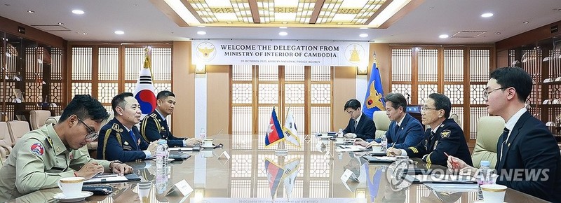 한국-캄보디아 경찰회담…"2...