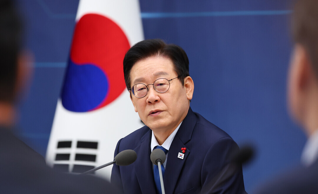 이재명 대통령이 17일 정부세종컨벤션센터에서 열린 산업부&middot;지식재산처&middot;중소벤처기업부 업무보고에서 발언하고 있다. 2025.12.17&nbsp;