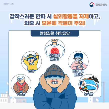 저체온증 첫 사망자 발생..고령층 건...