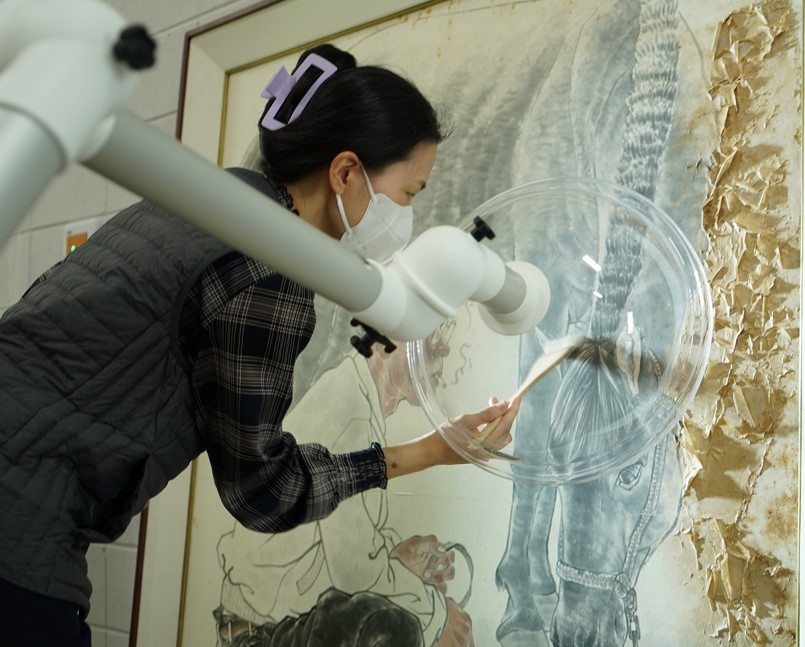 미술품 보존처리 [국립현대미술관 제공. 재판매 및 DB 금지]