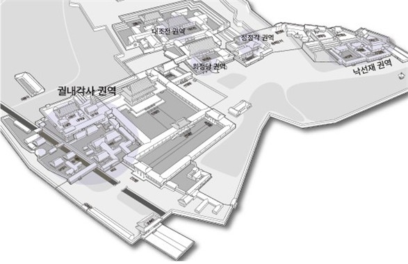창덕궁 창호 개방 권역 [국가유산청 궁능유적본부 제공. 재판매 및 DB 금지]