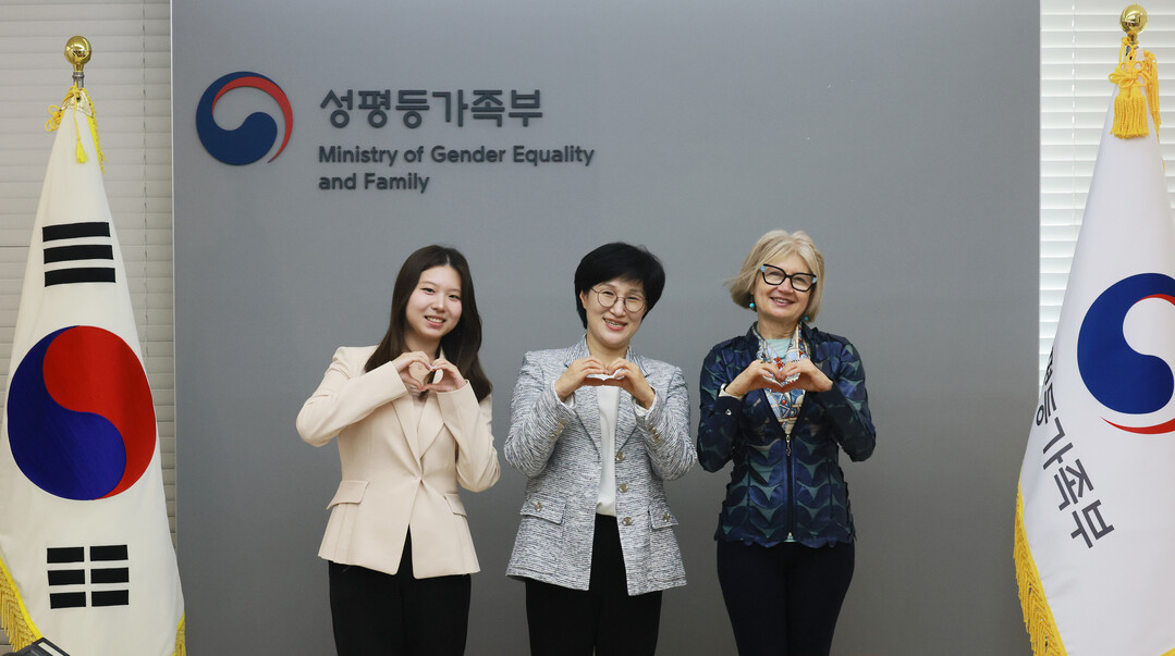 성평등가족부 원민경 장관, 주한 이탈리아 대사·일일 대사 면담