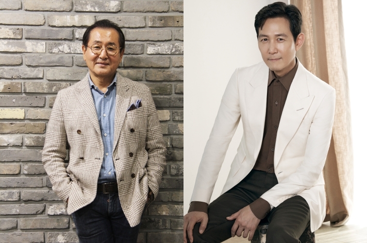 신영균예술문화재단 신임 이사장 신언식과 이사 이정재 [신영균예술문화재단 제공. 재판매 및 DB금지]