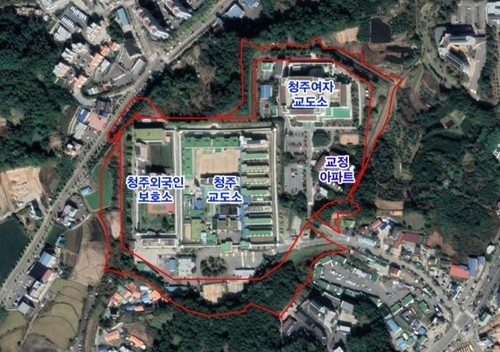 청주 법무시설 위치도 [청주시 제공. 재판매 및 DB 금지]