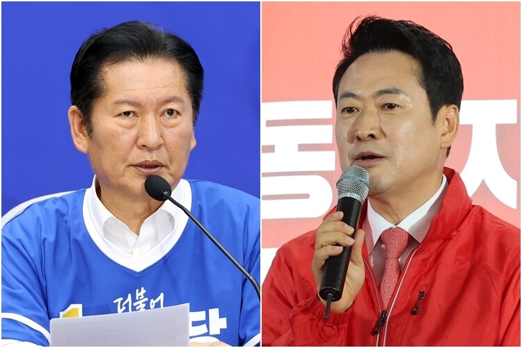 6·3 지방선거에서 "與 당선" 44%·"野 당선 33%...격차 축소