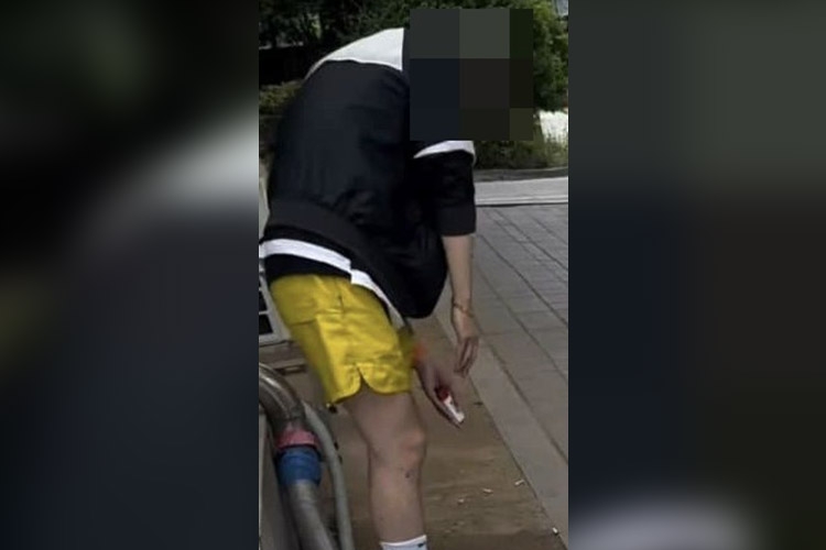 사건 당시 영상 [인터넷 커뮤니티 캡처. 재판매 및 DB 금지]