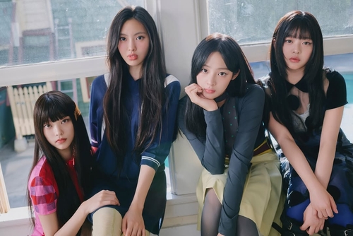 걸그룹 뉴진스 왼쪽부터 해린, 혜인, 민지, 하니
[뉴진스 공식 인스타그램. 재판매 및 DB 금지]