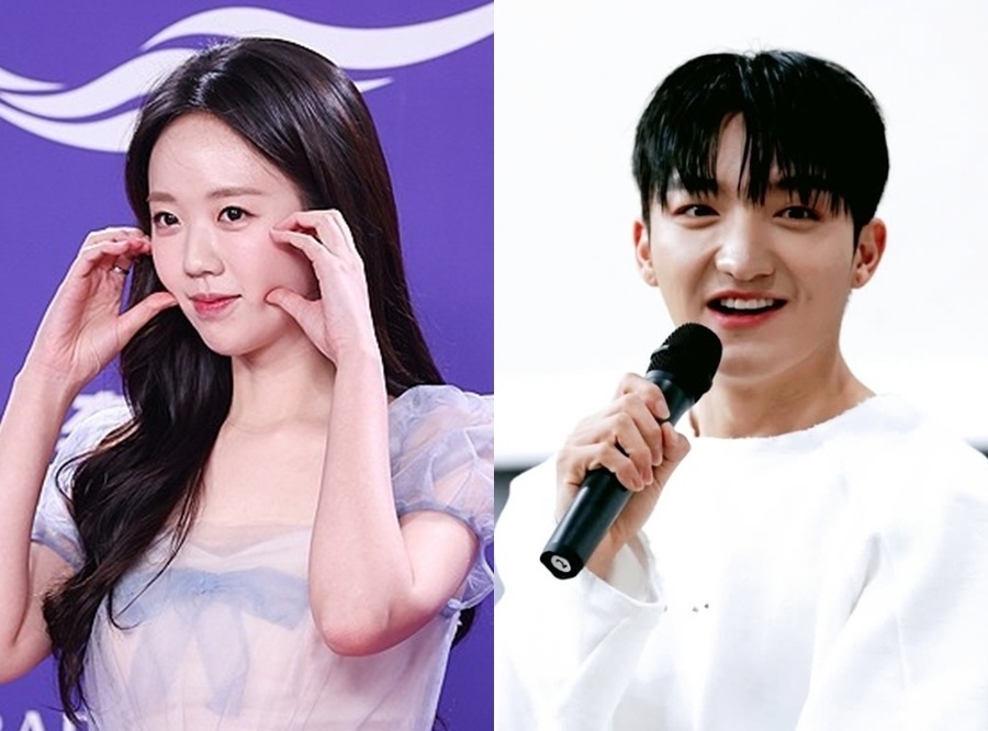 결혼하는 배우 지예은(왼쪽)과 바타 [연합뉴스 자료사진, 바타 사회관계망서비스 갈무리. 재판매 및 DB 금지]