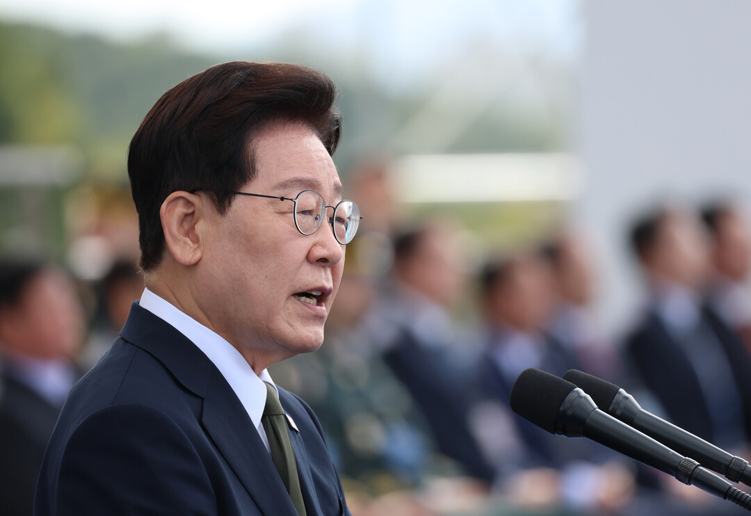 이 대통령, 北 비판보다 대화 촉구에 방점…"인내·신뢰" 강조