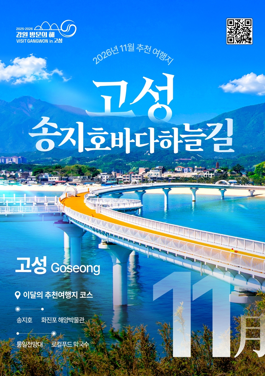 고성 송지호바다하늘길 [강원관광재단 제공.재판매 및 DB 금지]